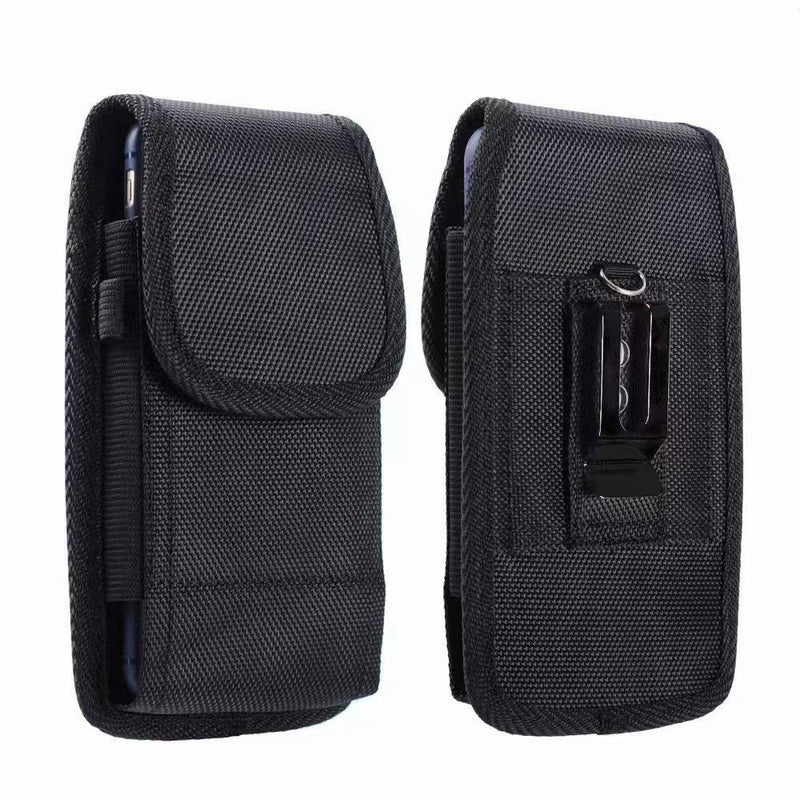 PORTA CELULAR RESISTENTE 5.0"-6.5" COM CLIP METÁLICO, MOSQUETÃO E PORTA CANETA - NYLON DE ALTA DURABILIDADE